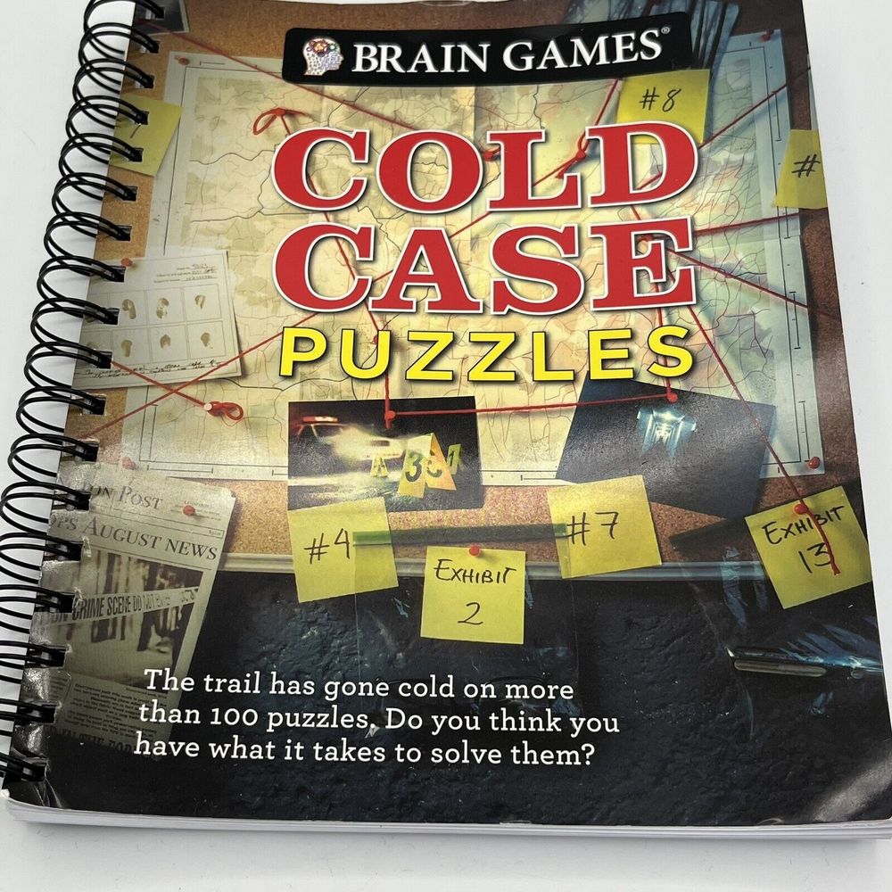 Brain Games Cold Case Puzzles The Trail Has Gone Cold on More Than 100 Puzzle VG